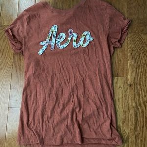 Coral Aeropostale shirt